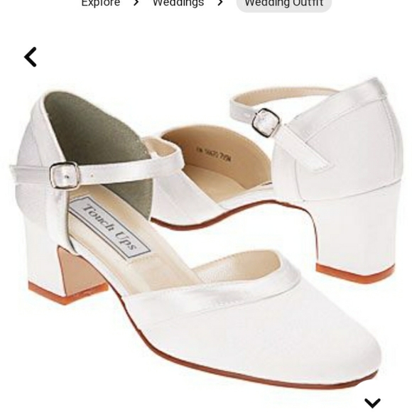 Touch ups bridal barbie heels shoes "ginger" size 9m - Picture 1 of 11